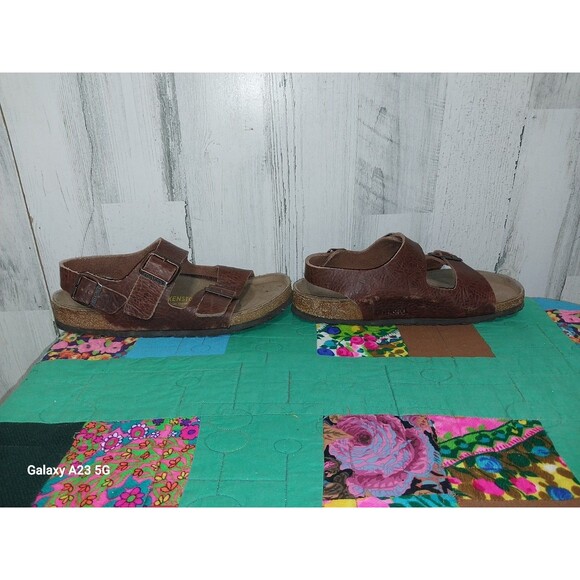 Birkenstock Milano Sandal Cortina Brown Size 42 Men's 9 Women's 11 - Picture 7 of 10